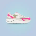 D.A.T.E. Women's Fuchsia Leather Sneakers