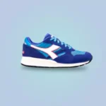 Diadora Women’s Blue Leather Sneakers