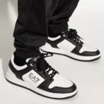 EA7 Women's Black & White Sneakers