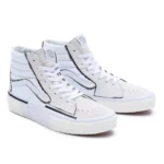 Vans Men’s Beige Leather Lace-Up Sneakers