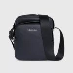 Calvin Klein Men’s Black Secure Zip Shoulder Bag