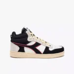 Diadora Men's White and Black Sneakers