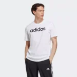Adidas Men's Printed White T-Shirt
