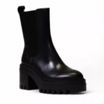 Calvin Klein Women's Black Leather Fall/Winter Boots