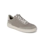 Clarks Women's Grey Leather Sneakers for Spring/Summer