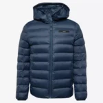Calvin Klein Men's Blue Hooded Zip Jacket
