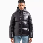 Armani Exchange Men’s Black Hooded Jacket