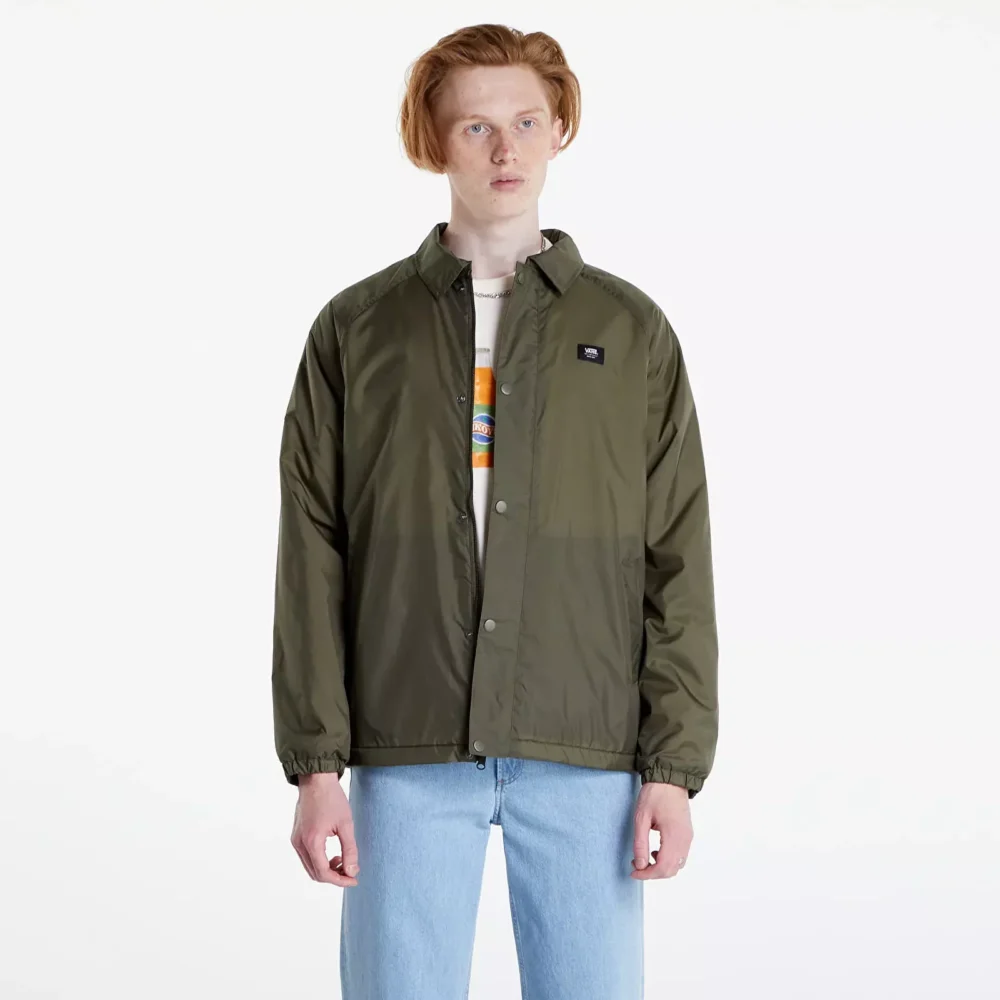 Vans Reversible Green and White Long-Sleeved Jacket