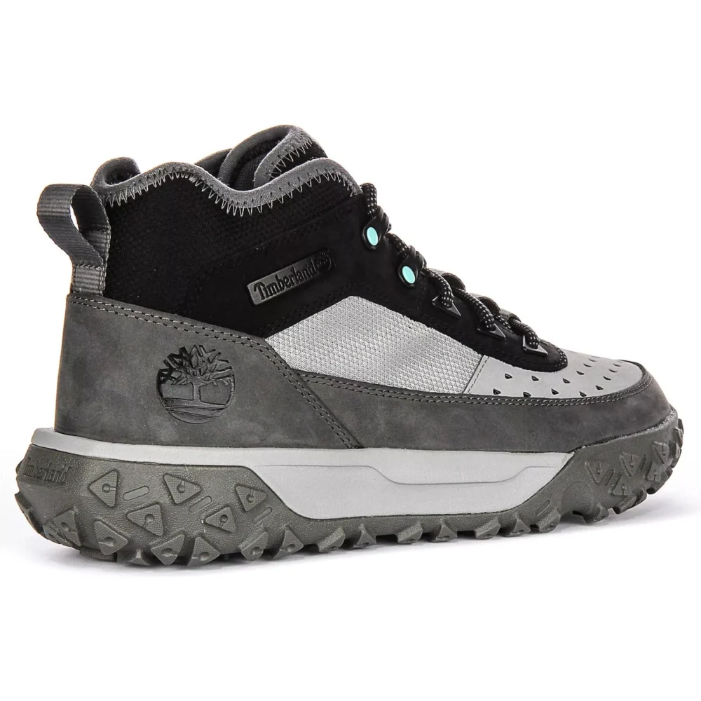 Timberland Men's Grey Leather Shoes