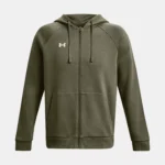 Under Armour Men's Green Zip Hoodie Sweatshirt