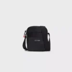 Tommy Hilfiger Men's Black Printed Shoulder Bag