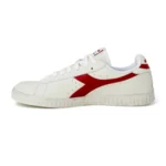 Diadora Men's Red Faux Leather Sneakers – Stylish & Comfortable for Fall/Winter