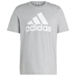 Adidas Men's Grey Printed T-Shirt