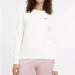 CozyCrew Organic Cotton Embroidered Sweatshirt by Fila