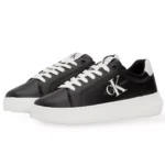 Calvin Klein Women's Black Leather Sneakers
