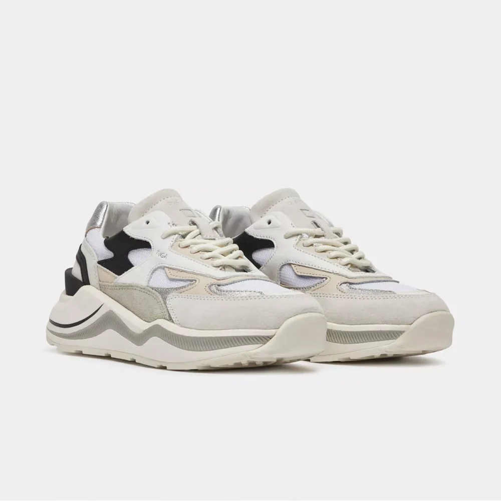 D.A.T.E. Women's Silver Fall/Winter Shoes