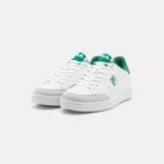 Fila White Sneakers with Green Accents
