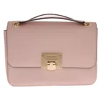 Michael Kors Pink Leather Designer Handbag with Adjustable Strap
