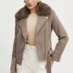 Guess Women's V-Neck Wool Blend Jacket