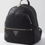 Guess Women's Black Rucksack with Front Pockets