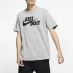 Nike Men’s Grey Printed T-Shirt