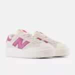 New Balance CT302 Cream & Pink Sneakers