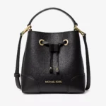 Michael Kors Mercer Small Bucket Drawstring Handbag in Black