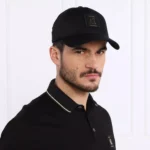 Armani Exchange Men's Black Cotton Cap