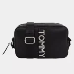 Tommy Hilfiger Women's Black Printed Shoulder Bag