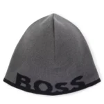 Boss Men's Black Printed Cap