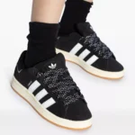 Adidas Women's Black Fall/Winter Sporty Slip-On Sneakers