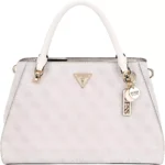 Guess Women’s Pink Print Handbag with Shoulder Strap