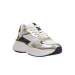 Crime London Women’s Gold Leather Shoes