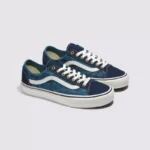 Vans Women's Leather Blue Shoes