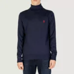 U.S. Polo Assn. Men's Plain Turtleneck Knitwear