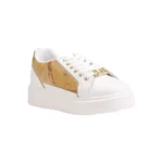 Alviero Martini Prima Classe Women's White Lace-Up Shoes