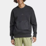 Adidas Men's Black Sweatshirt for Fall/Winter