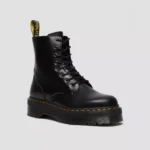 Dr. Martens Women's Black Leather Lace-Up Boots