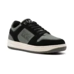 EA7 Men's Green Lace-Up Sneakers for Fall/Winter