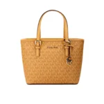 Michael Kors Jet Set XS Carryall Top Zip Tote Bag in Cider