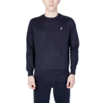 U.S. Polo Assn. Men's Blue Long-Sleeve Round Neck T-Shirt