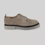 Antony Morato Men’s Beige Leather Lace-Up Shoes