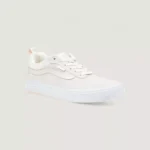 Vans Women’s White Leather Sneakers