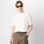 Calvin Klein Jeans Men's Beige Print T-Shirt