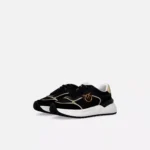 Pinko Women's Leather Sneakers with Lace-Up Closure and Rubber Sole