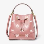Michael Kors Mercer Small Bucket Drawstring Handbag (Primrose)
