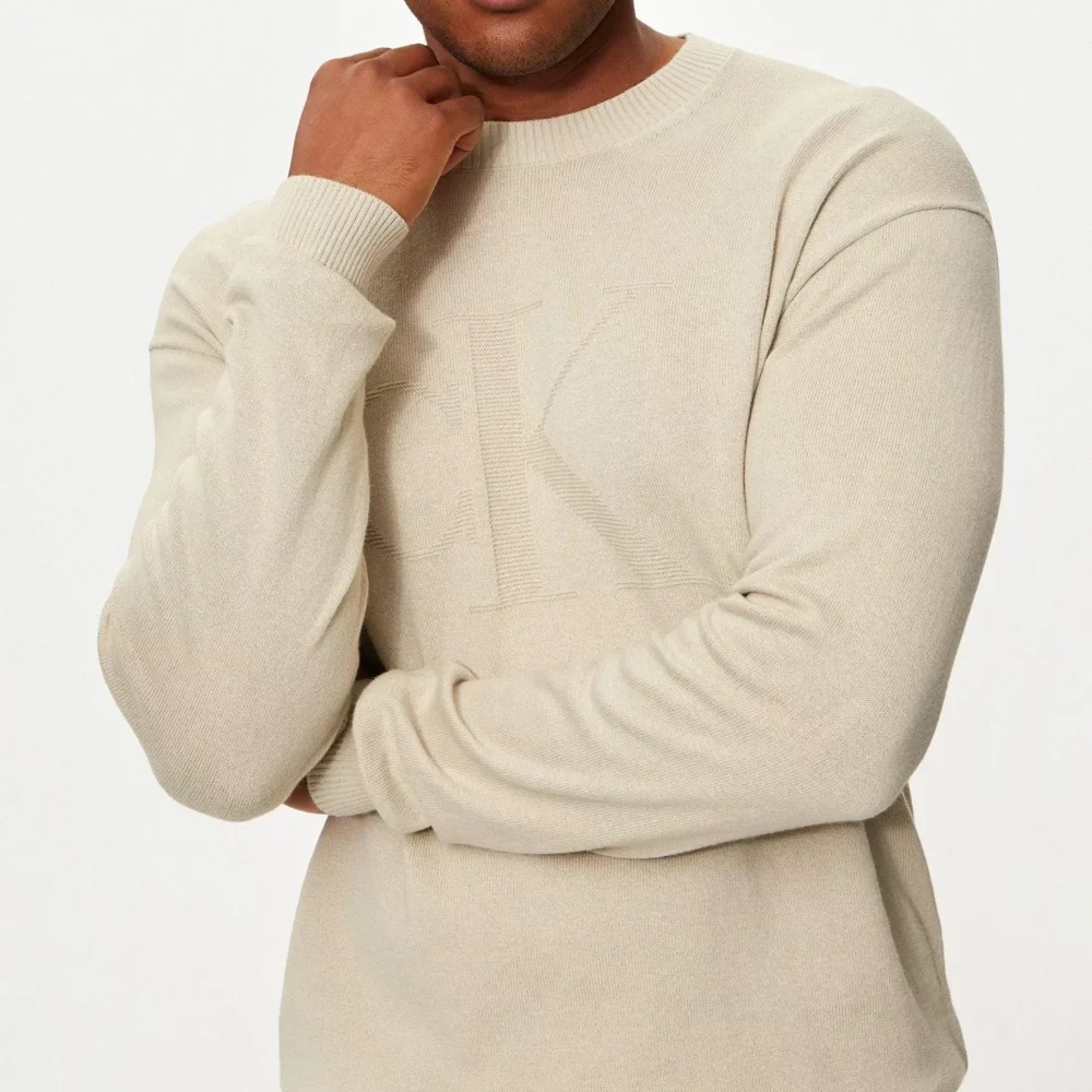 Calvin Klein Jeans Beige Knitwear